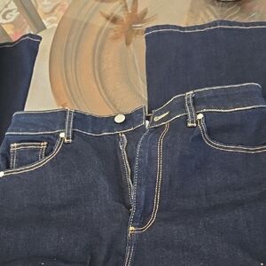 Shoe Dazzle Dark Blue Denim Jeans